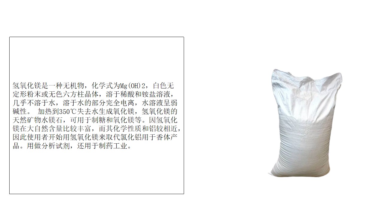 Magnesium hydroxide 1850 mesh 98% content caustic magnesite for industrial flame retardant high purity superfine