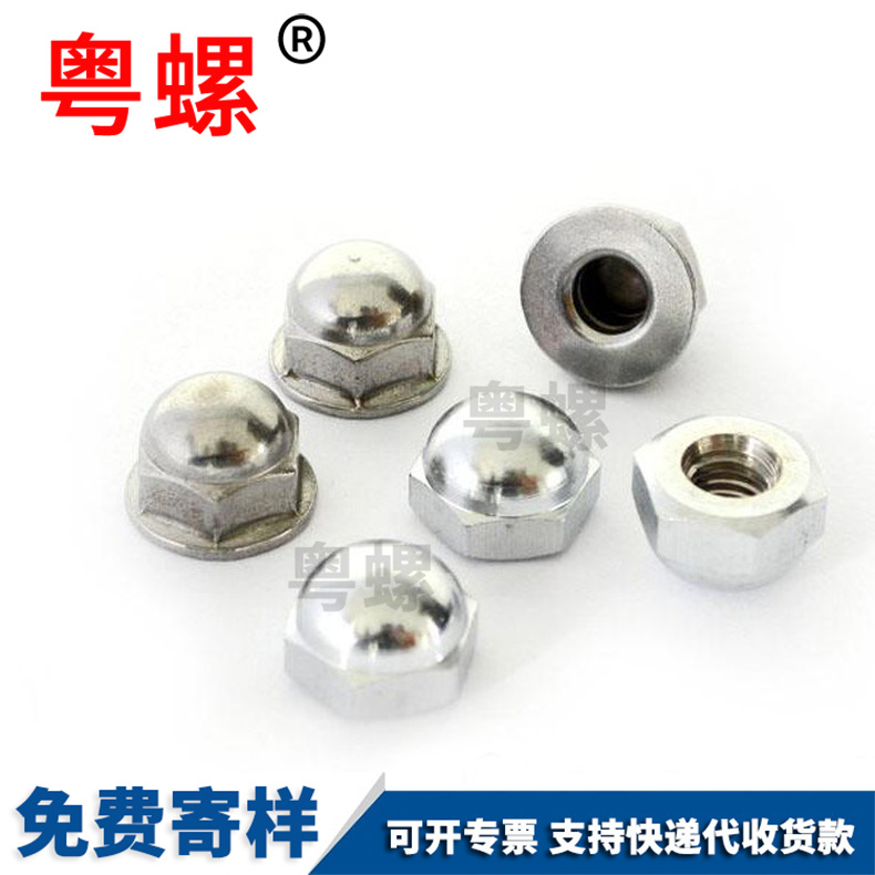 Dome Nut Customized Hexagon Decorative Nut Wheel Screw Decorative Nut M4 M5