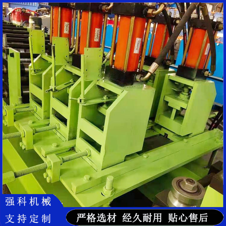 C-type purlin tile pressing machine, manual C-type steel forming machine, customized by Qiangke according to needs