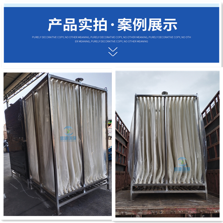 Xinyuan Environmental Protection mbr Membrane Assembly Curtain Membrane PVDF Material Membrane Bioreactor Sewage Treatment Filter Membrane