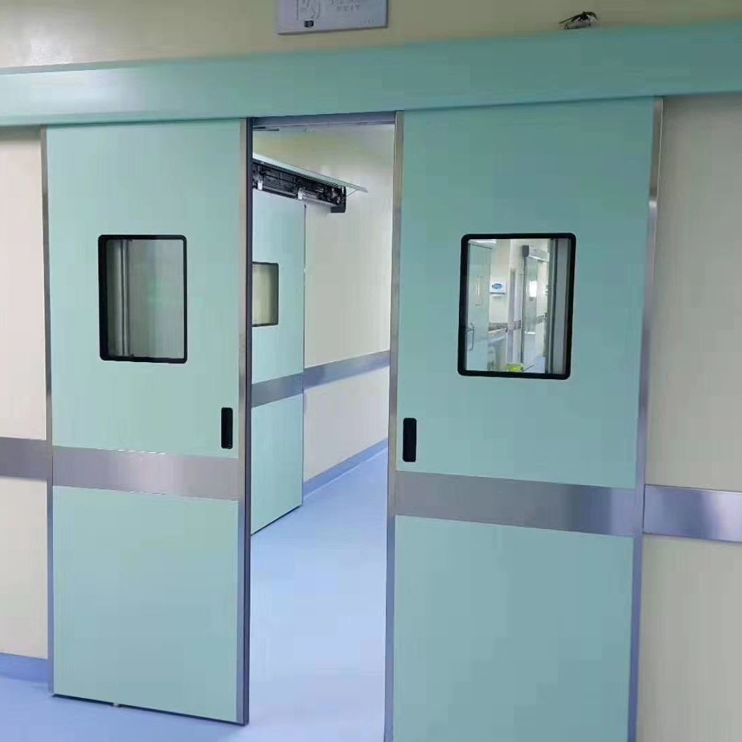 Medical operating room airtight door, electric foot sensor door, radiation resistant lead door, dental and pet hospital