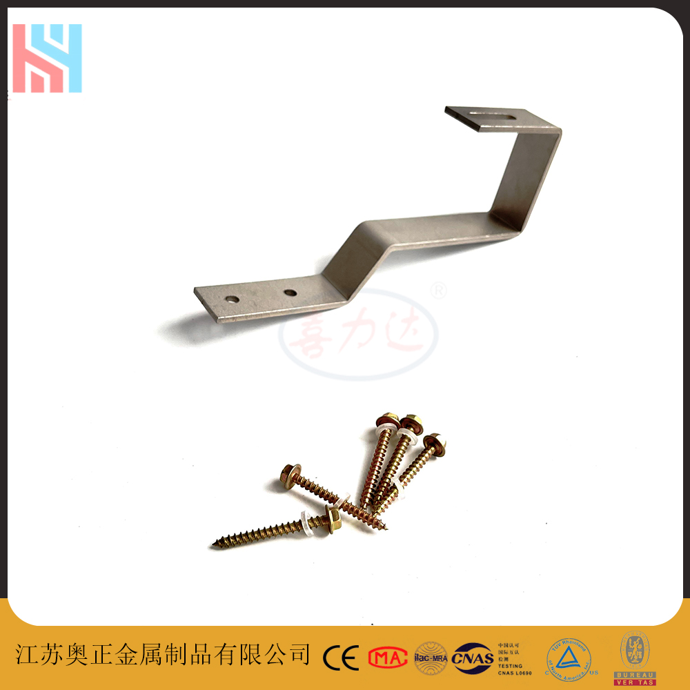 Heineda photovoltaic stainless steel horizontal hook, Chinese glazed roof tile roof solar bracket accessories