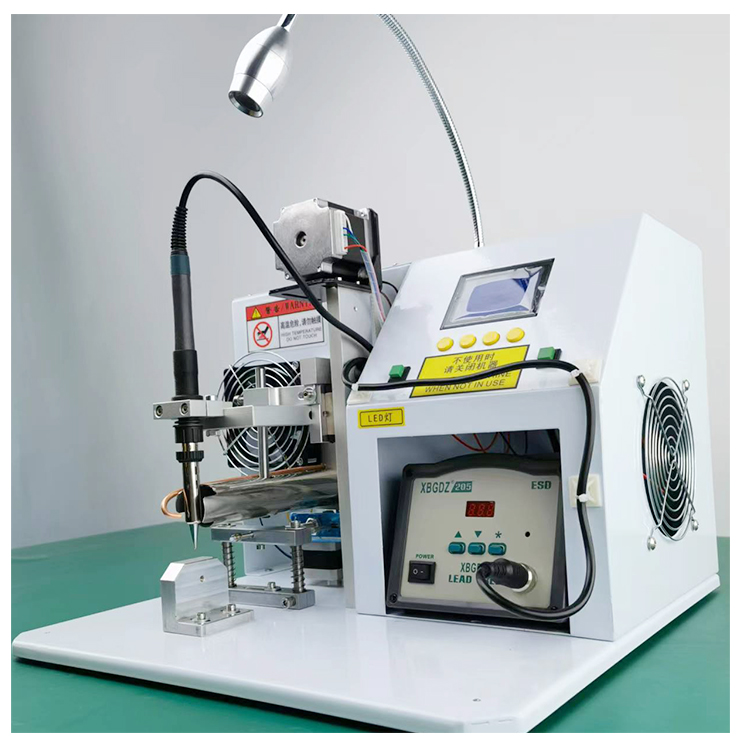 Xinrisheng semi-automatic soldering machine high current plug switch welding aviation plug