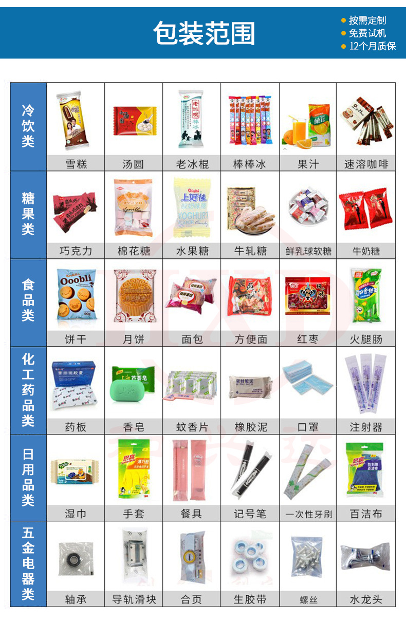 Kitchen cleaning supplies Dishwashing cloth automatic pillow packaging machine Scouring pad packaging machine