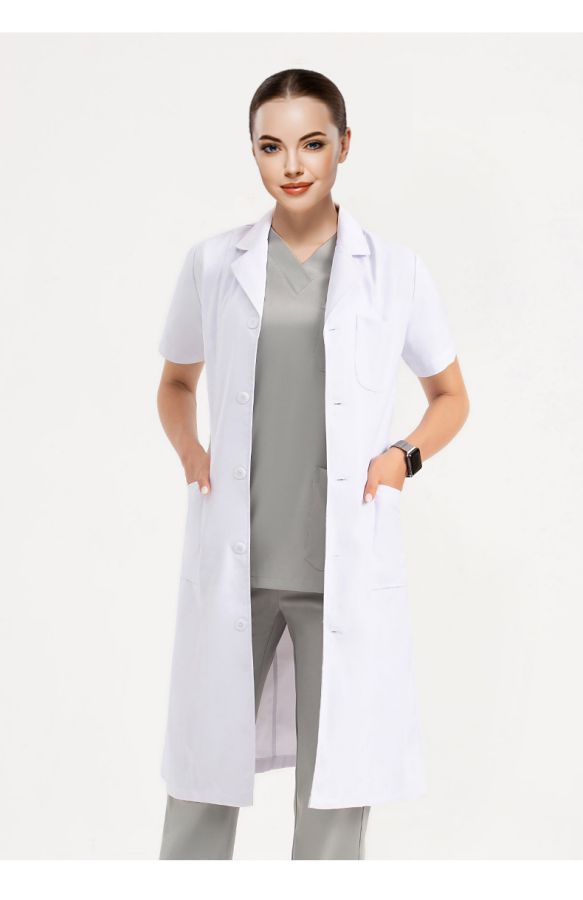 依佰易医护服工作服实验服白大褂定制男女款