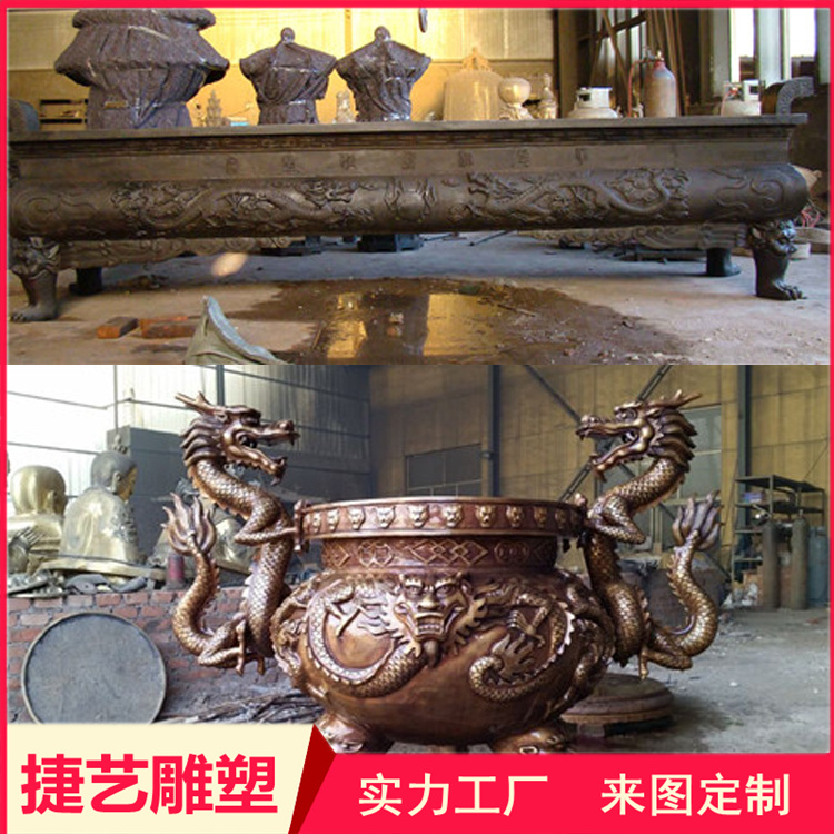 2 meter copper incense burner, Palace Museum decorations, 11 meter copper tower furnace sculpture, customized long cast iron pagoda