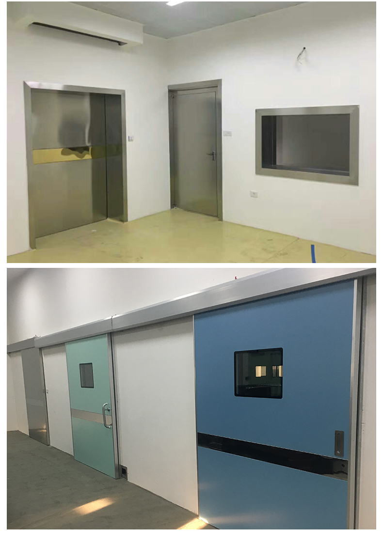 Manual sliding and sliding lead door with inspection clearance, 1200 * 2550 size breast room supports door-to-door installation