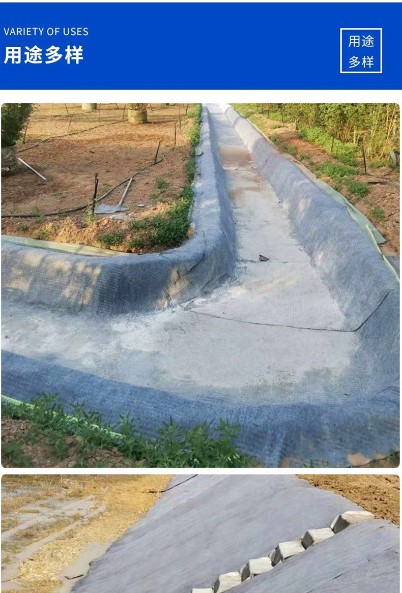 Lingjian Cement Fiber Blanket River Slope Protection Renovation Concrete Canvas for Drainage Ditches Manufacturer Supports Customization