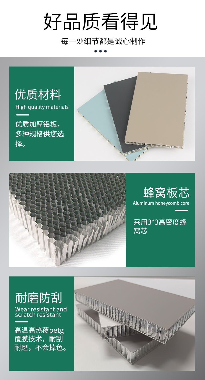 Nanbei Wang All Aluminum Furniture Honeycomb Panel Manufacturer: Moisture proof Aluminum Alloy Home Honeycomb Aluminum Panel Cabinet Board