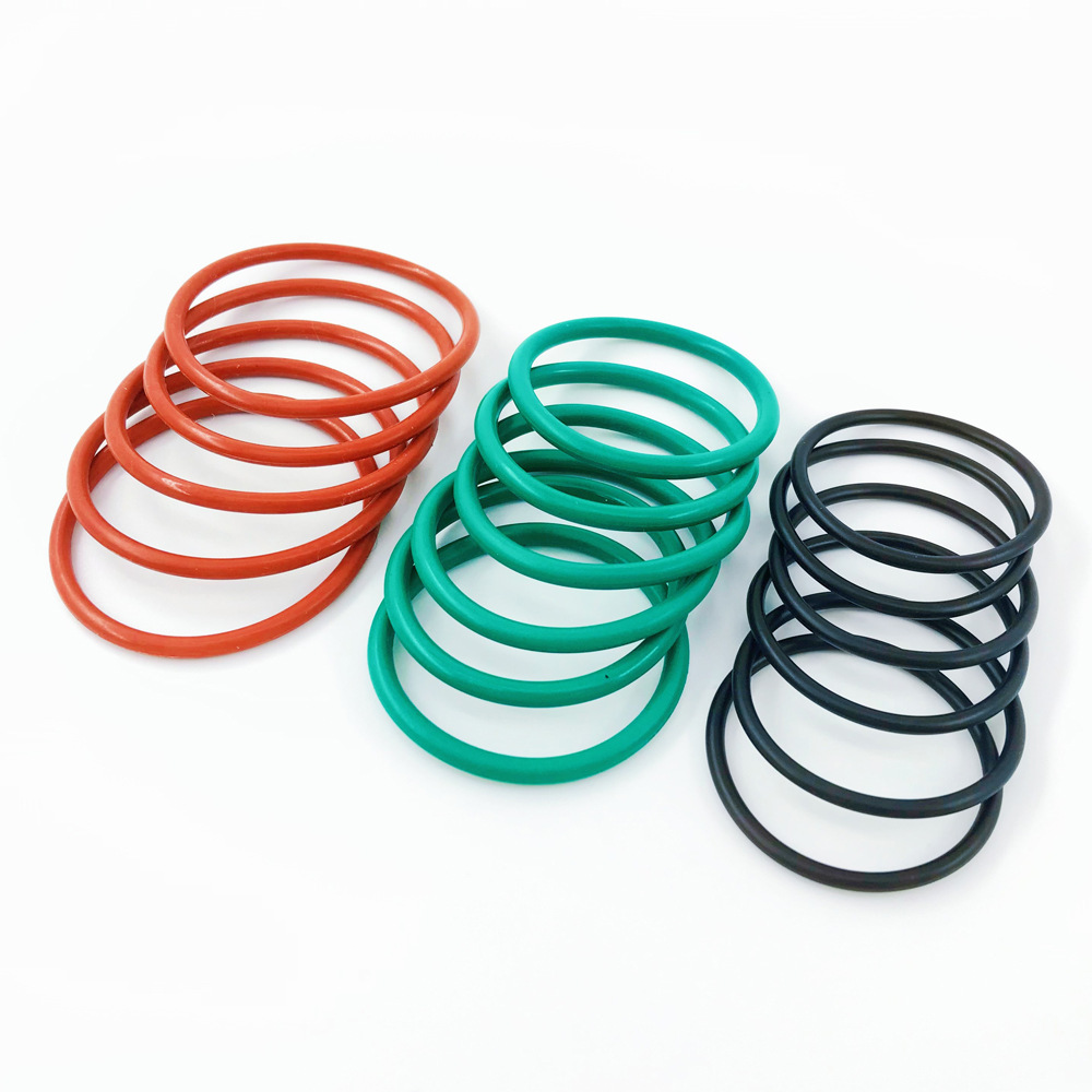 Rubber O-ring, various colors, various types of sealing rings, and silicone rings customized by manufacturers