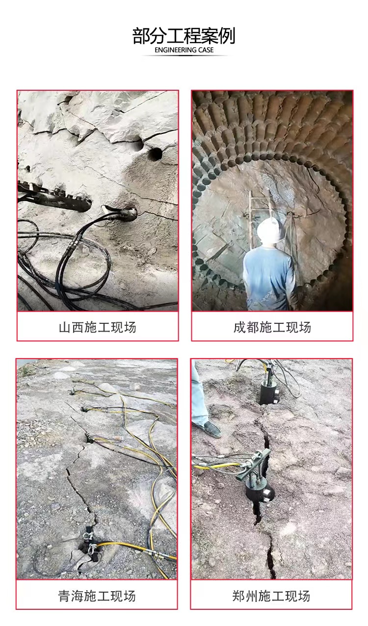 Static Blasting Equipment for Granite Rock Splitting Rod Energy Saving and Safe Mine Blasting