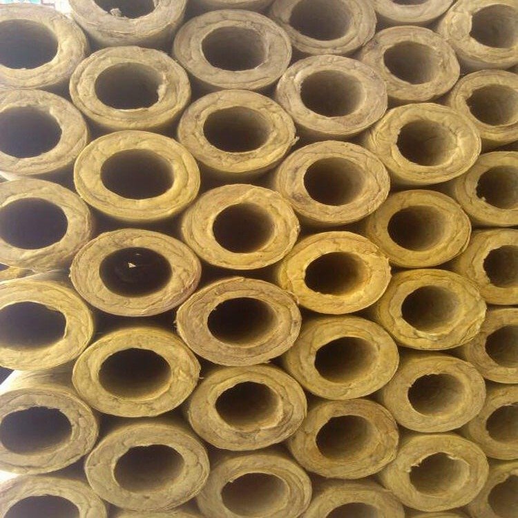 Customized Class A fireproof centrifugal Glass wool pipe, environment-friendly Glass wool insulation pipe shell, firm and stable