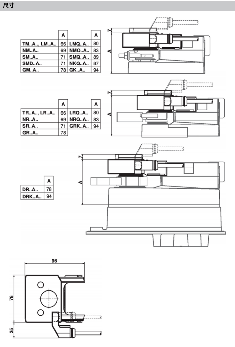 Bolimuo Belimo auxiliary switch S2A, two switch air valves/angle travel actuator adapters in stock