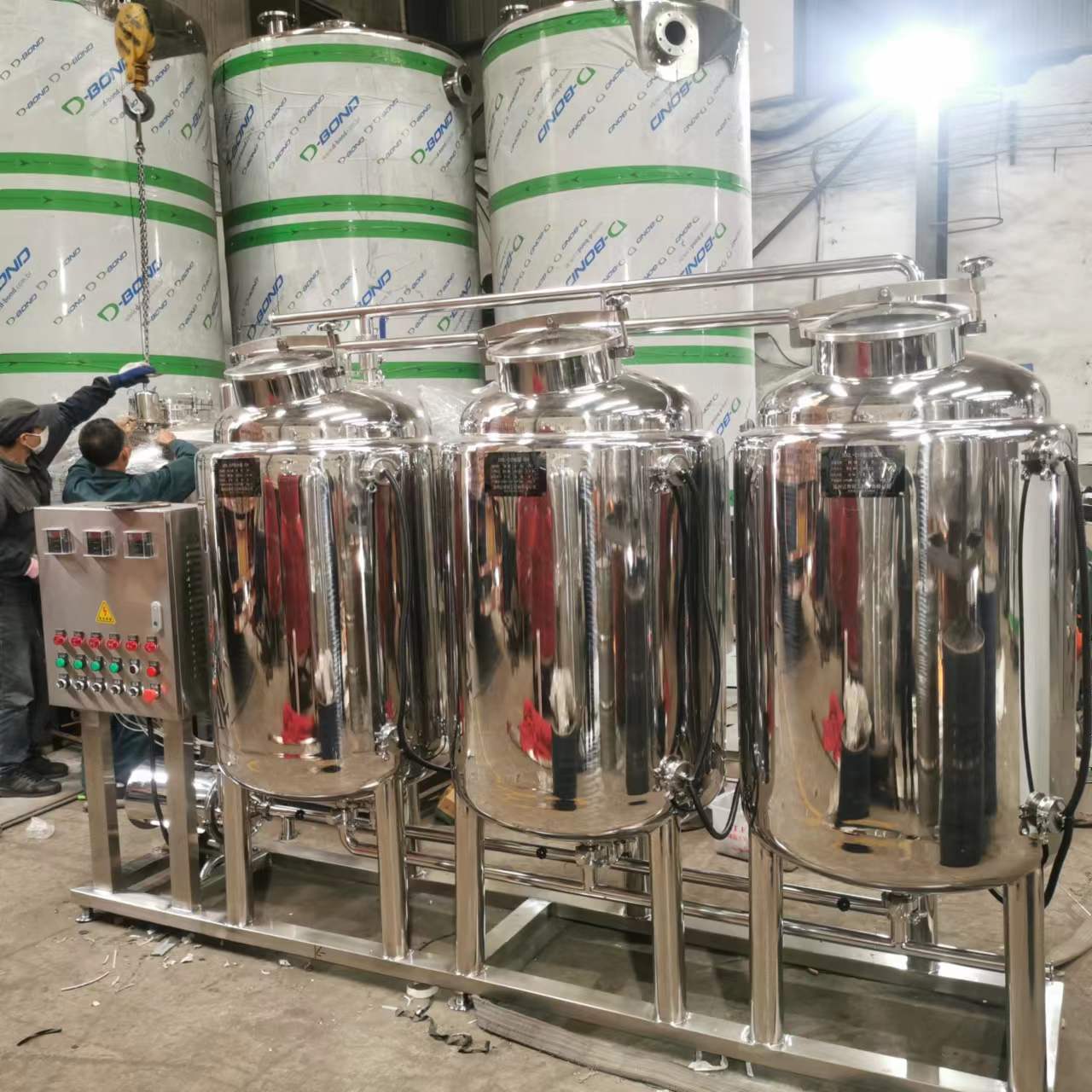 Maitai CIP cleaning machine Ice cream, ice cream, popsicle, dairy products, milk drinks, CIP production line cleaning equipment
