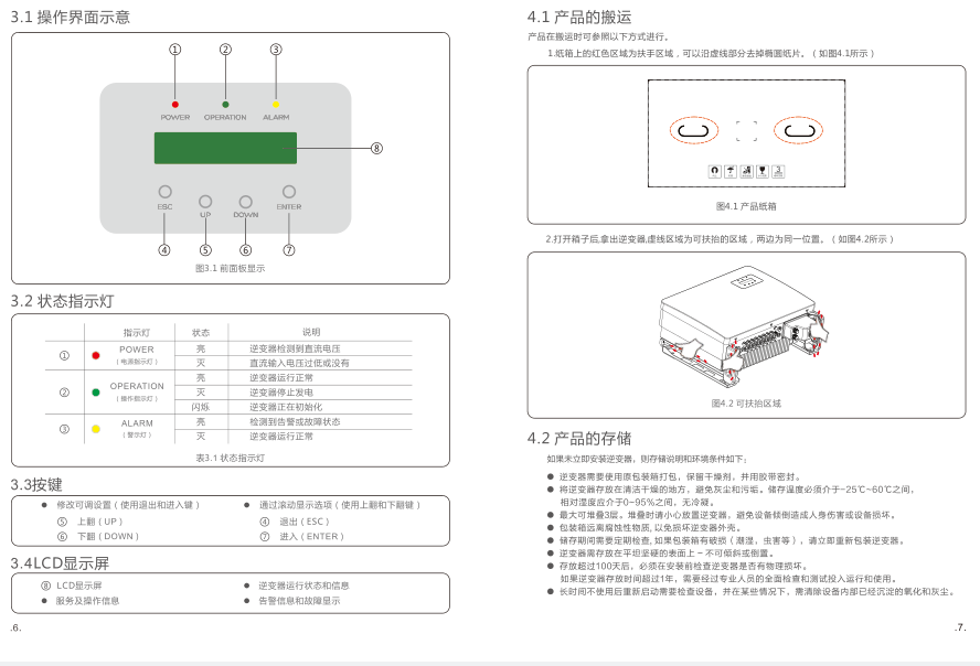 Jinlang Energy Storage Inverter Solar Photovoltaic Converter Off grid Connection Backflow Device Natural Heat Dissipation