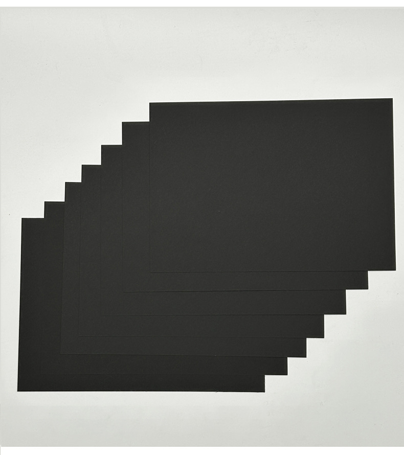 Factory a4 Black Card A3 Black Card Paper 4K8k Black Cardboard 250g Handmade Art Painting 8K