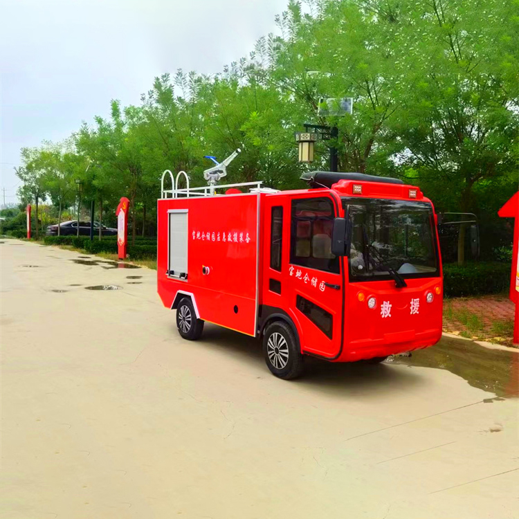 Fire truck, new energy electric four-wheel sprinkler, community factory emergency fire extinguishing and rescue vehicle, multi-functional sprinkler