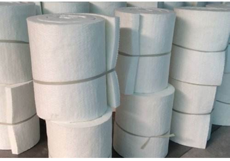 Aluminium silicate rolled cotton needle blanket boiler insulation 1400 degree spot 1CM to 50MM Jingmei