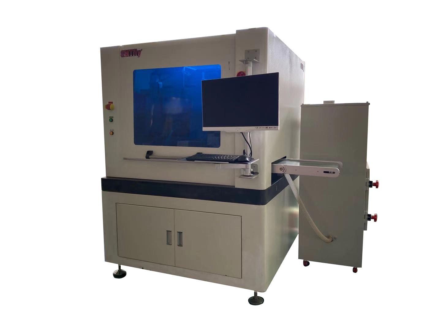 Fully automatic online PCB visual milling cutter board splitting machine with fast efficiency and intelligent tool changing