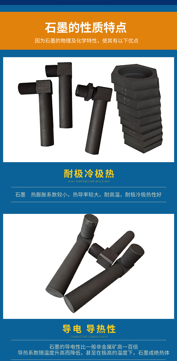 Manufacturers of graphite parts for vacuum furnaces support customized prices of graphite parts for vacuum furnaces at Jinghang Special Carbon