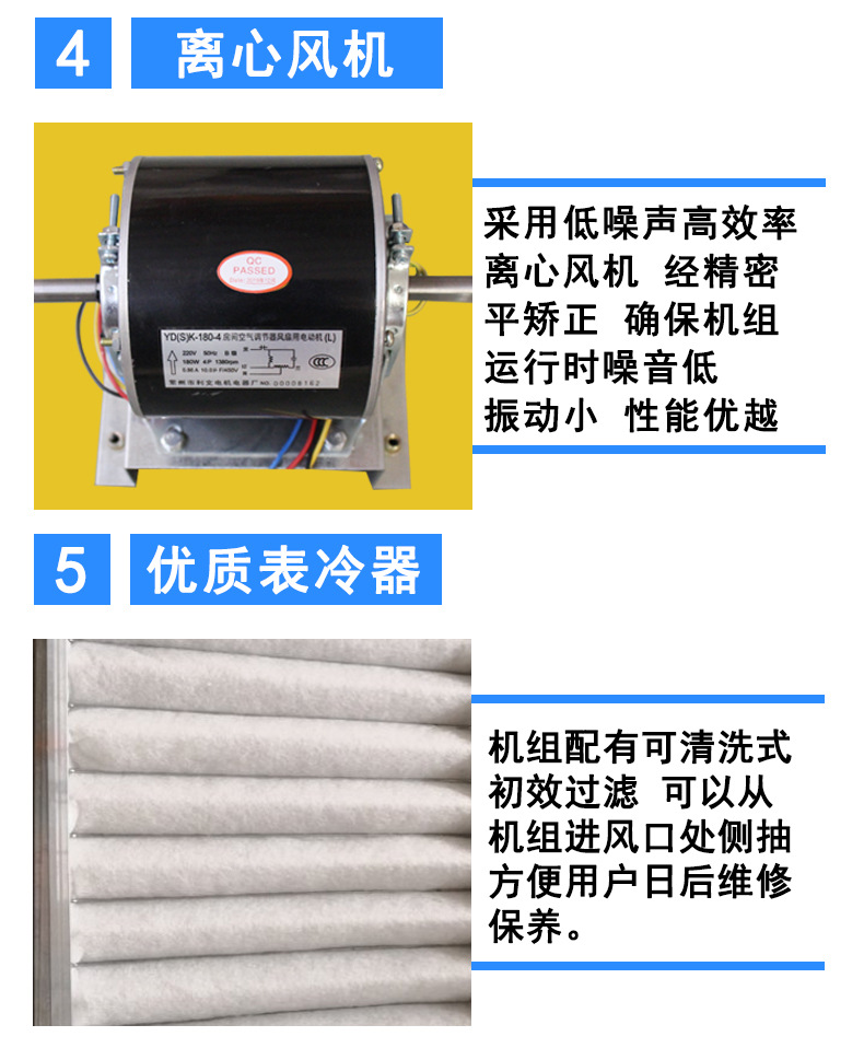 Workshop remote jet air conditioning fresh air unit, shopping mall basketball hall suspended ceiling air conditioning unit