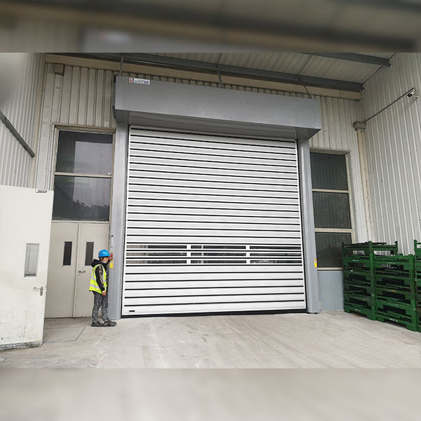 Tobacco workshop clean, hygienic, constant temperature, dust-free, automatic induction, anti-theft, wind resistant, hard and fast rolling shutter door