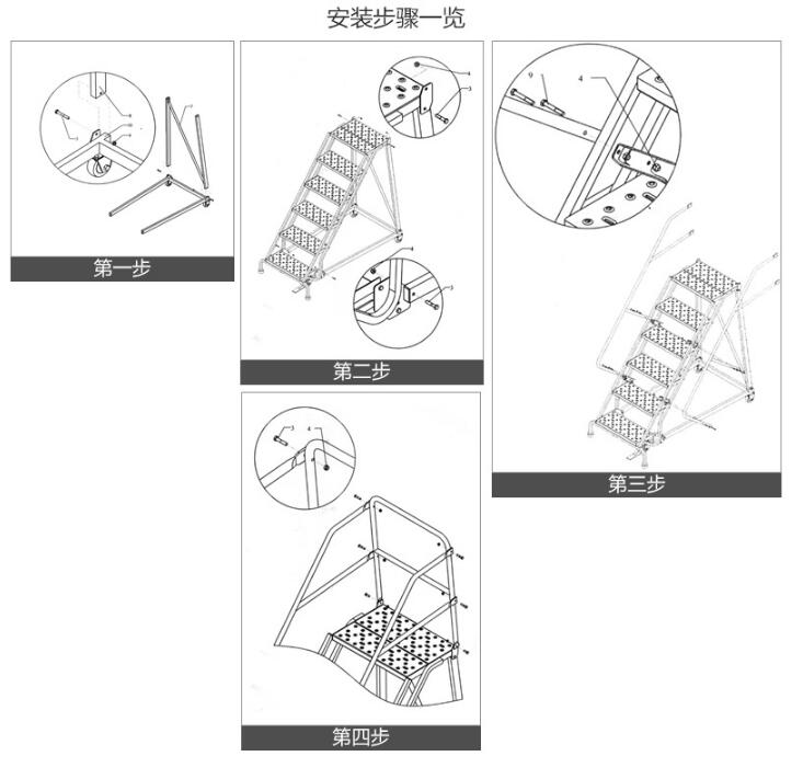 ETU Yitiyou, Mobile Climbing and Pickup Elevator Warehouse Supermarket Tally Elevator Self locking Brake Mechanism