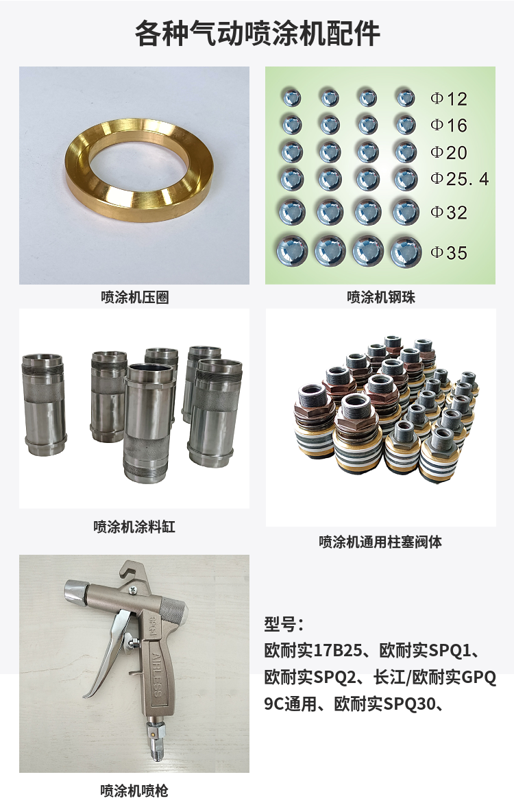 Ounaishi GPQ9C Spraying Machine Coating Cylinder Professional Spraying Equipment Accessories Manufacturer