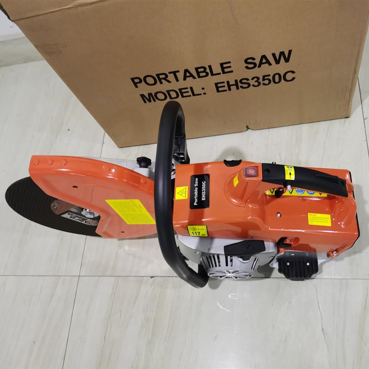 Portable gasoline cutting machine, lightweight concrete fire protection demolition, toothless saw, Chengyu 350 cutting saw