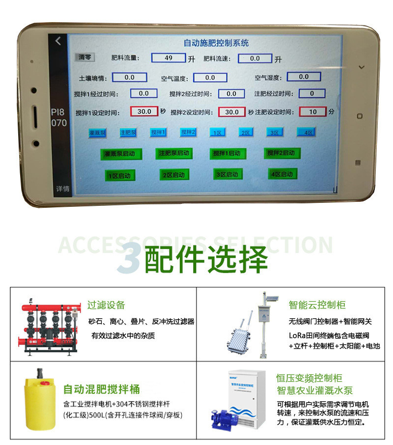 Water and fertilizer integrated machine, drip irrigation and fertilizer flushing device, fully automatic tea garden, orchard, greenhouse, greenhouse, and fertilizer suction device for sprinkler irrigation of farmland