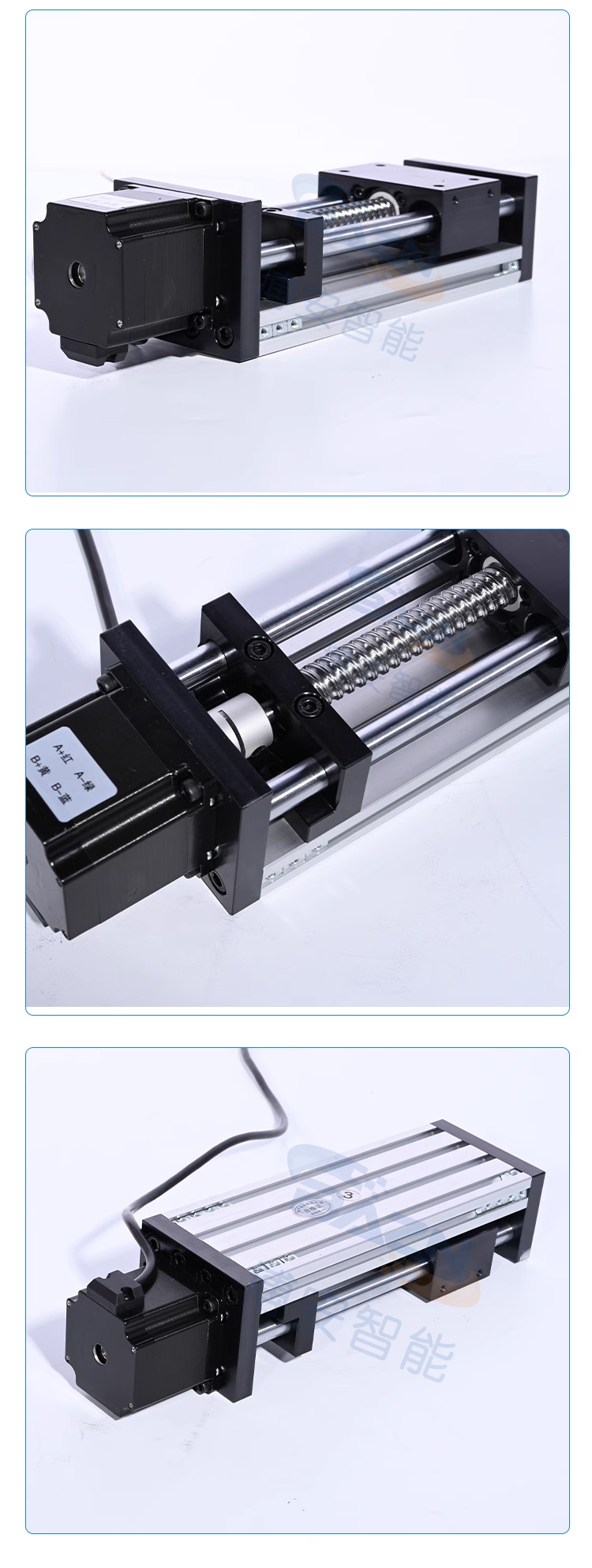 Boan Intelligent GGP Dual Optical Axis Ball Screw Linear Module Aluminum Transmission Slide with 57 Stepping Motor