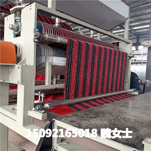 PVC solid foam bottom wire ring floor mat production line spray wire floor mat automation equipment