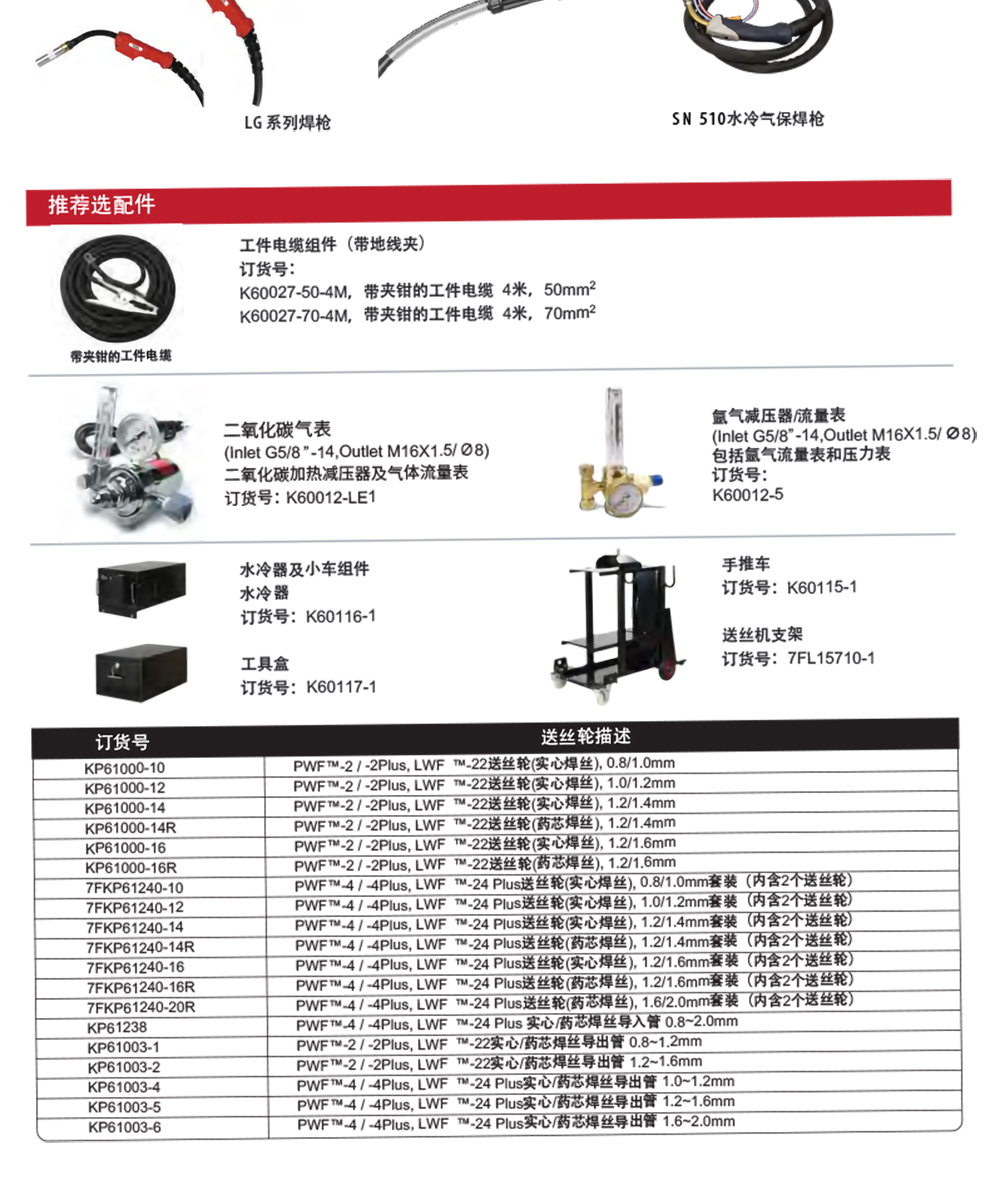 Lincoln gas shielded welding machine OPTIMARC ®  CV 350P automatic matching with appropriate welding voltage