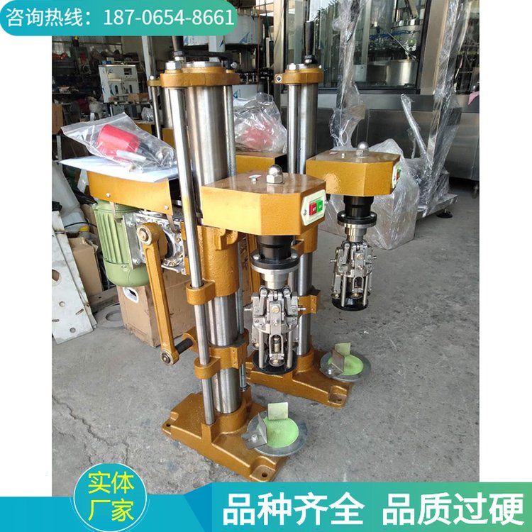 Small oral liquid rotary capping machine, sealing equipment for glass bottle packaging, Kairui