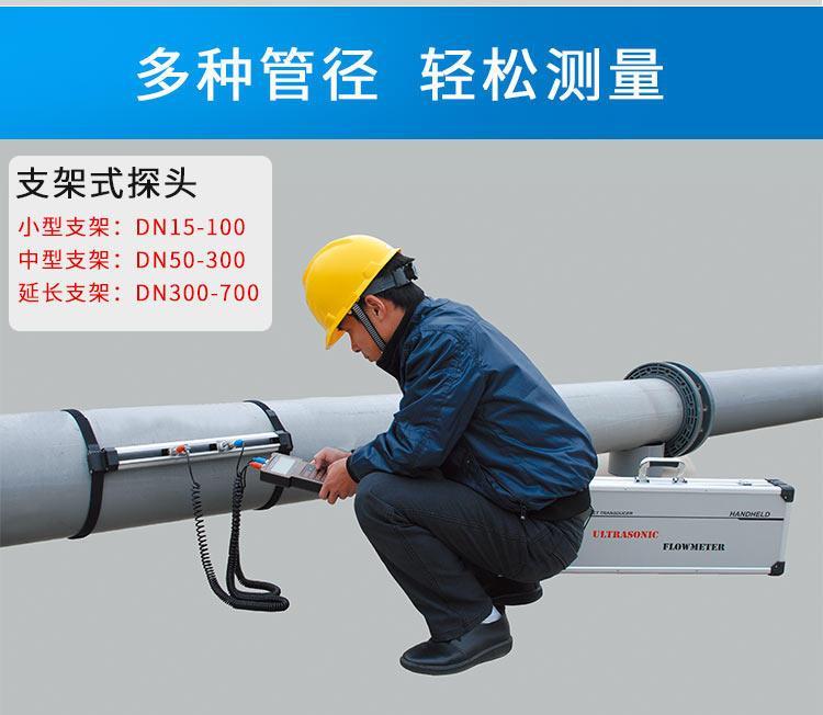 Dalian Haifeng handheld ultrasonic flowmeter flow inspection operation is convenient and can be used at any time