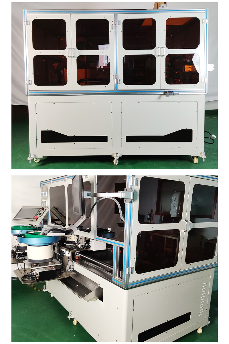 Full automatic double pressure single dip rubber housing electromechanical line cutting peeling detection pressure end Stress management detection equipment