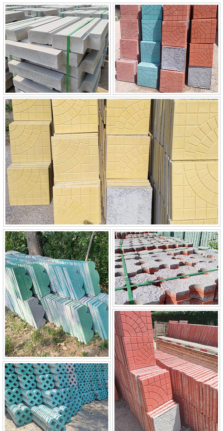 Leisure area eight shaped grass planting bricks, lawn beautification bricks, customized parking lot tiles from China and Thailand