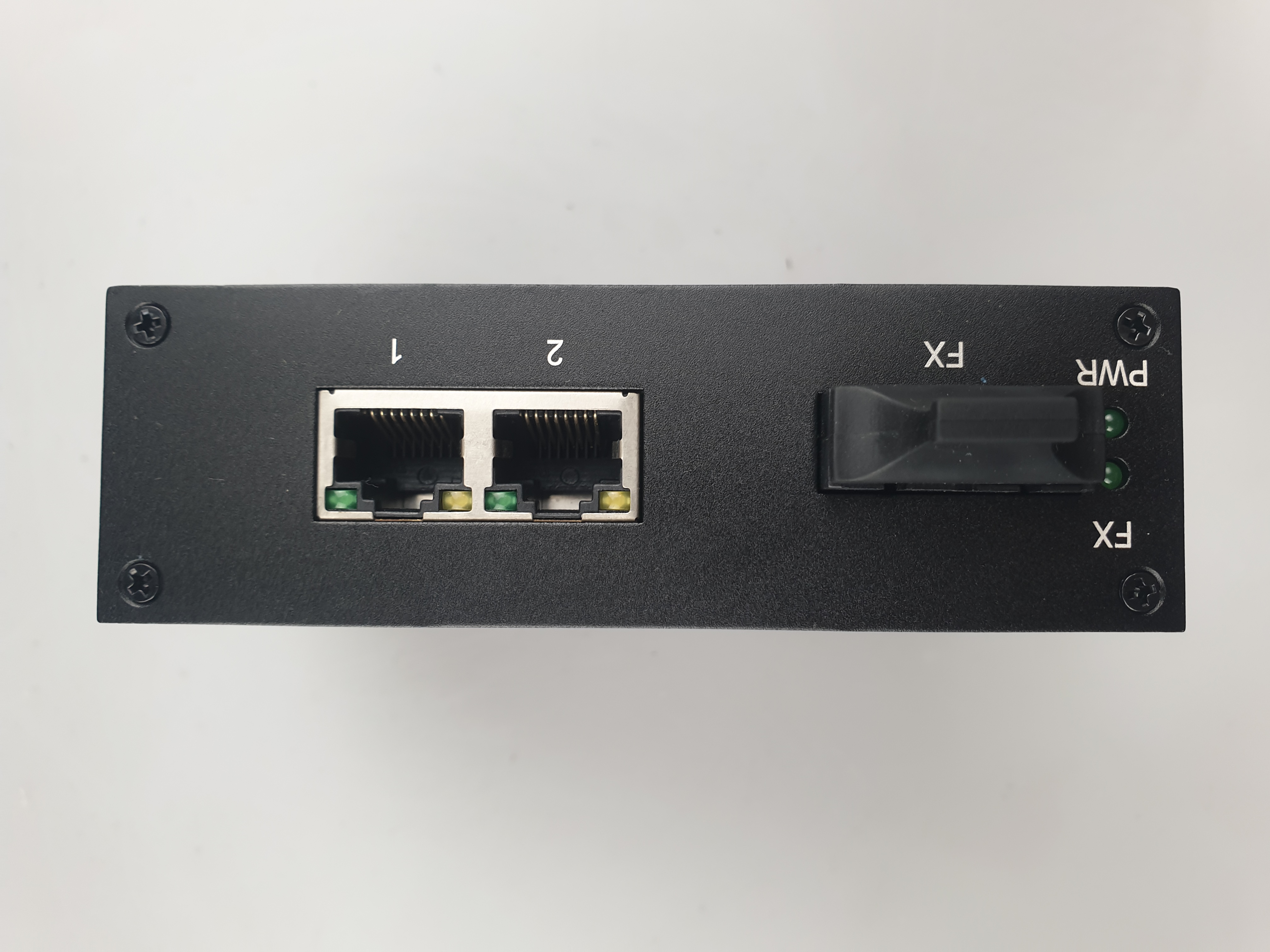 NIS203-1F One Optical Two Electrical 100 Gigabit Fiber Optic Transceiver Optoelectronic Converter Ethernet Industrial Switch