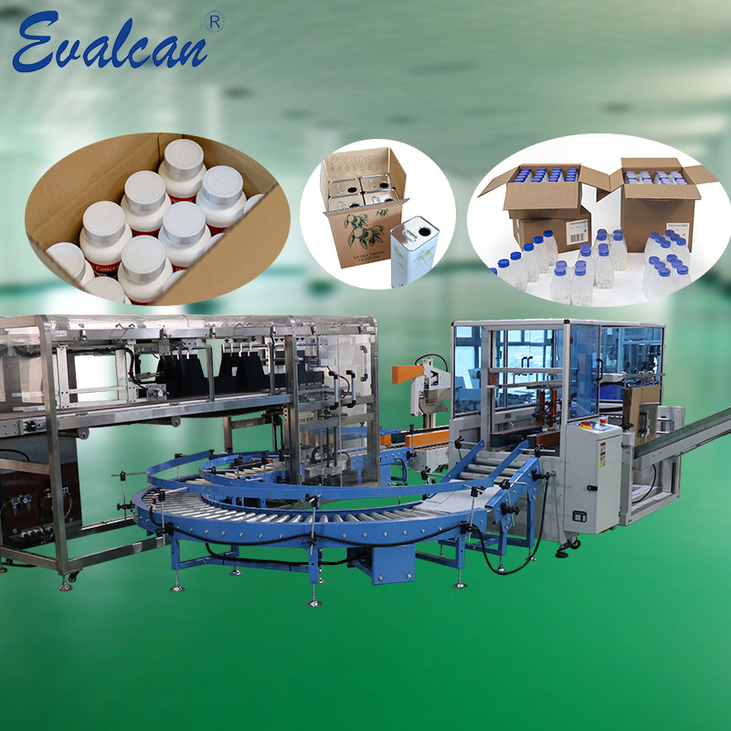Fully automatic packaging machine for whole row of passion fruit bottling, automatic unpacking machine, and integrated machine for sealing and packaging
