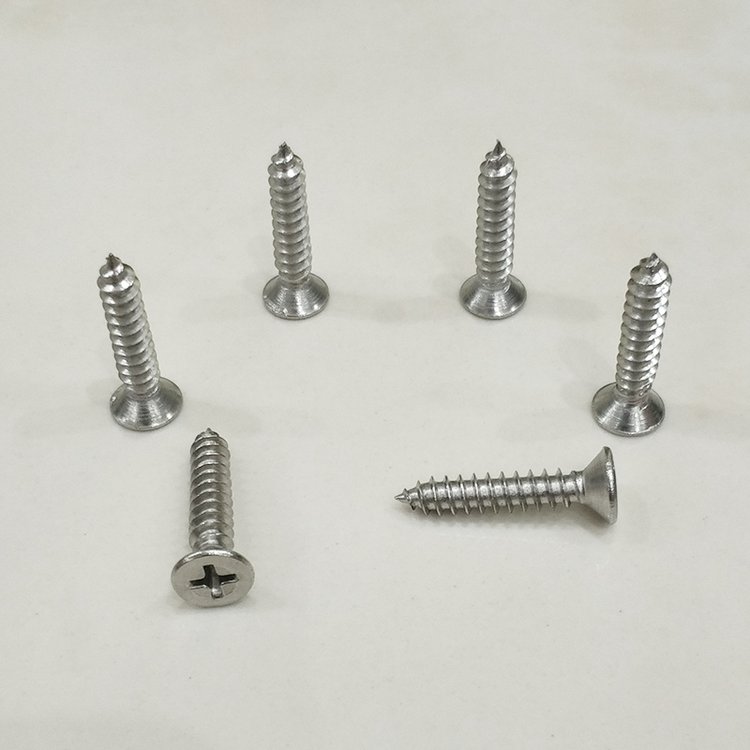 Kangshi manufacturer provides stainless steel cross groove drill tail screws, countersunk head drill tail screws