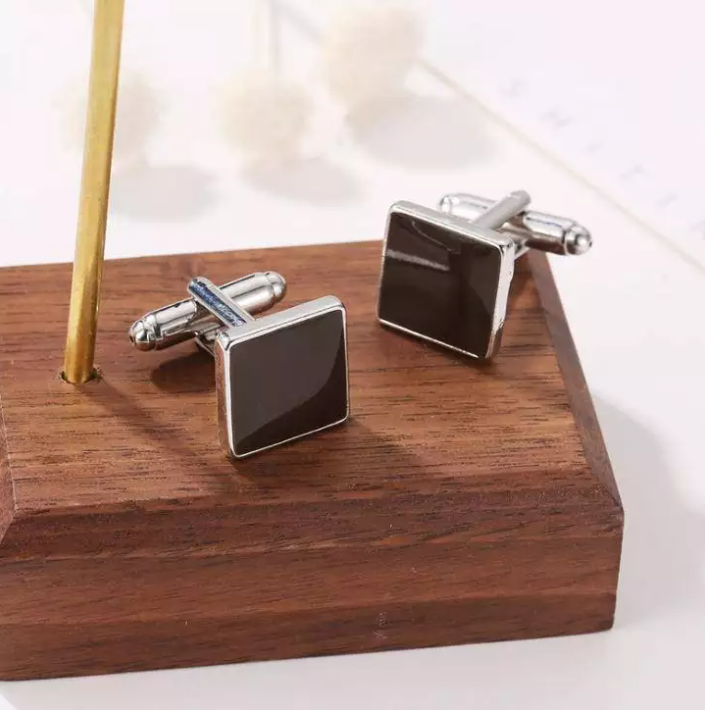 Customized metal men's cuff links Customized sleeve studs Tie clip Free design Customized