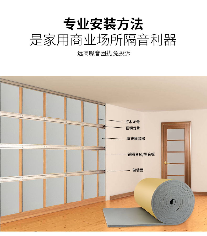 Soundproofing cotton insulation ceiling soundproofing cotton office conference room roof soundproofing manufacturer home decoration bedroom soundproofing