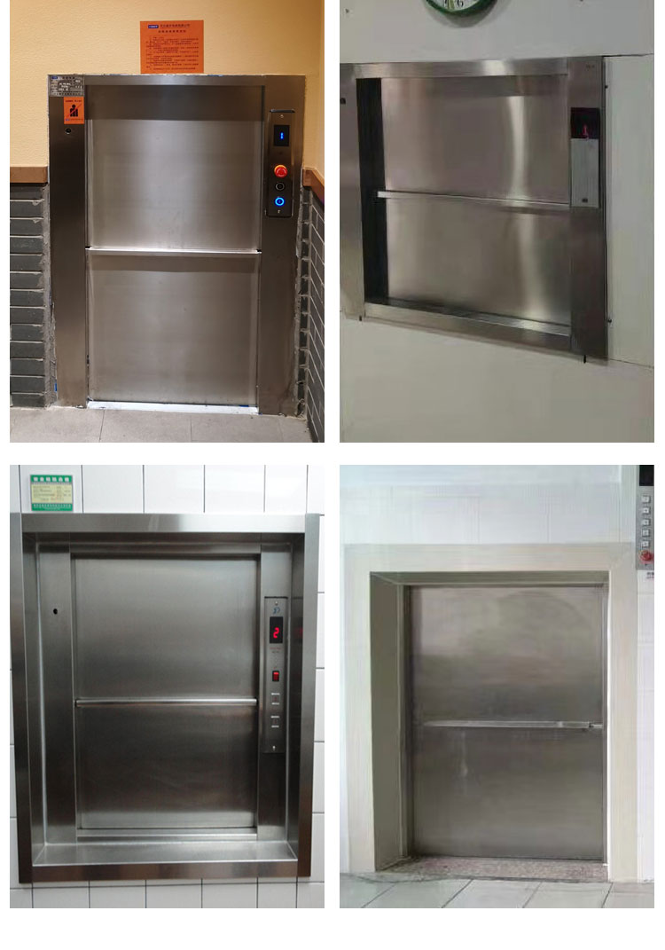 Installation of vegetable delivery elevator package for hotels, restaurants, canteens, kitchens, traction type vegetable delivery elevators, customized meal elevator elevators