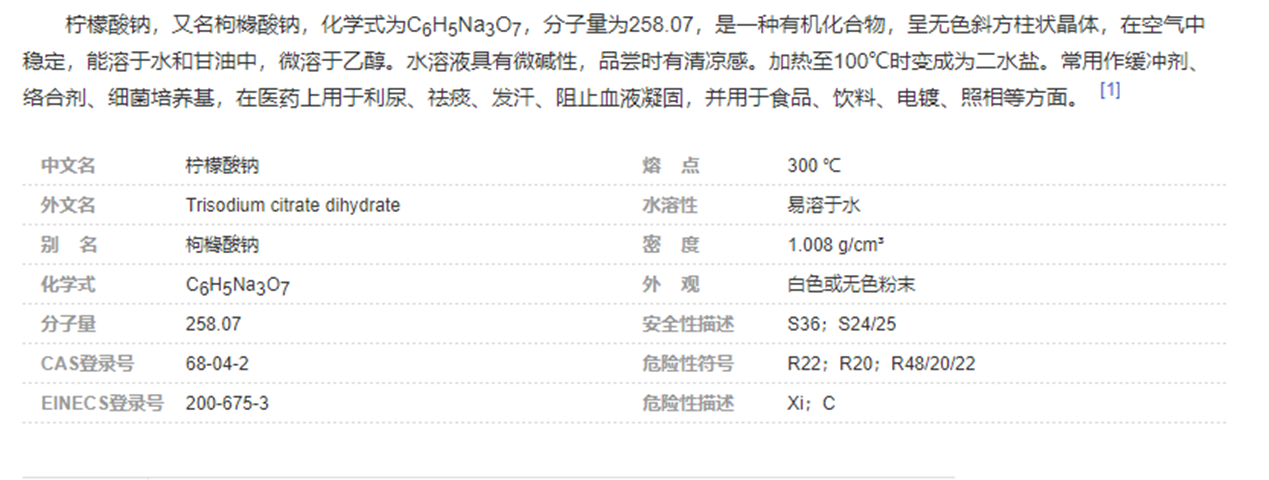 Food grade sodium citrate food additive Sodium citrate manufacturer Anhydrous citric acid monohydrate