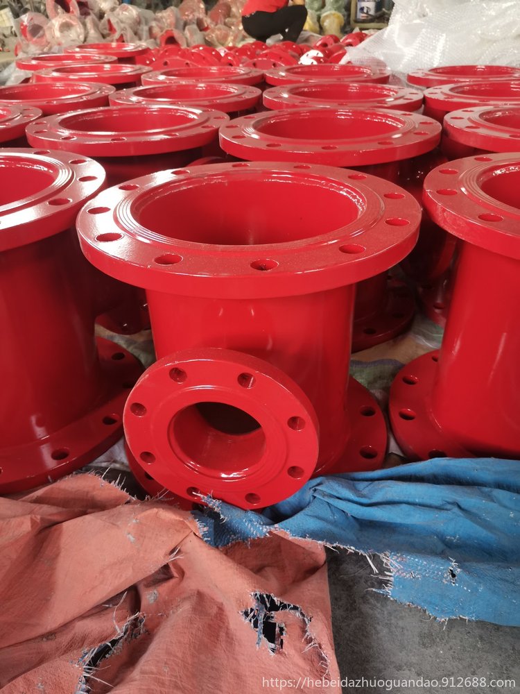 Fangda pipeline mud discharge tee coated with plastic composite pipe 3PE elbow polyethylene anti-corrosion pipe fittings