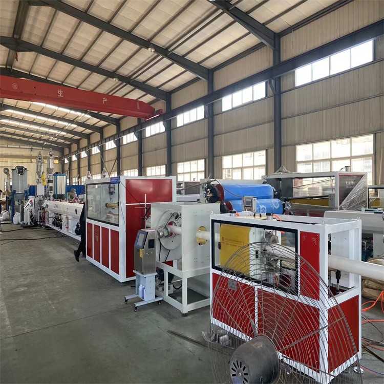 PVC hollow spiral silent tube equipment PPR plastic pipe production line directly supplied by Zhongnuo manufacturer