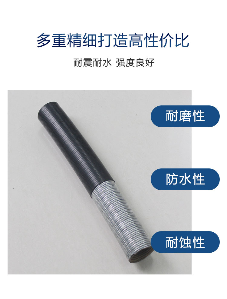 Pre embedded Pulica tube comes with threaded connection for convenient installation and operation of electrical equipment, with a compressive strength of 1.5mpa