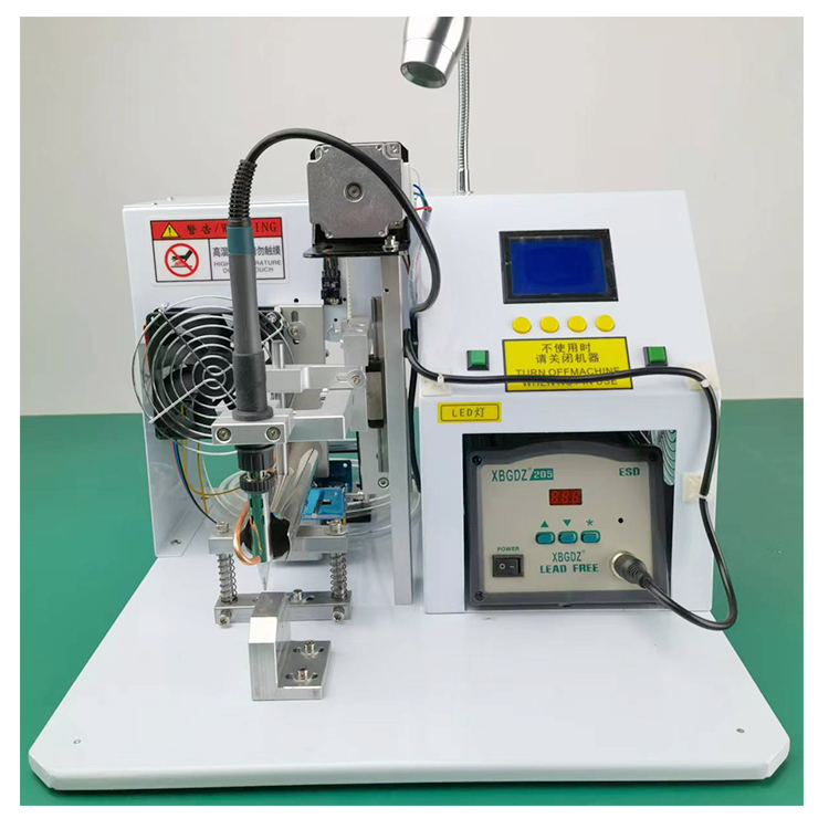 Xinrisheng semi-automatic soldering machine high current plug switch welding aviation plug