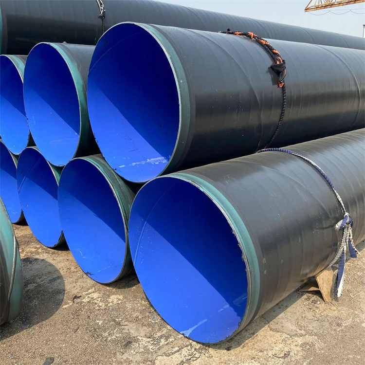 Fangda 3PE anti-corrosion steel pipe large diameter anti-corrosion pipeline composite inner and outer coated steel pipe TPEP