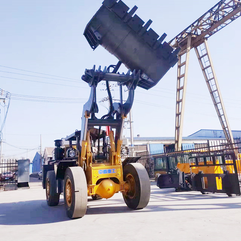 935 mining loader shovel transport integrated machine with a width of 1.9 meters is suitable for tunnel and tunnel transportation